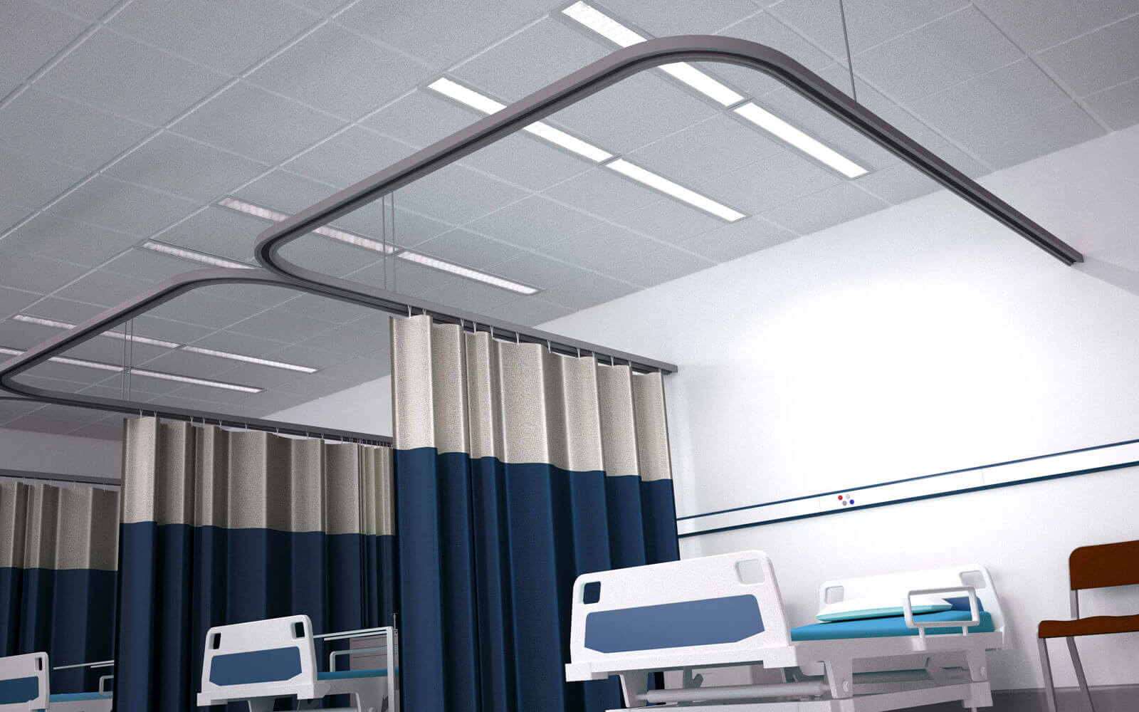 High Dependency Linear Solution - Examination Lighting